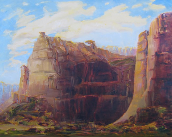 Joan Hoffman Landscape painting