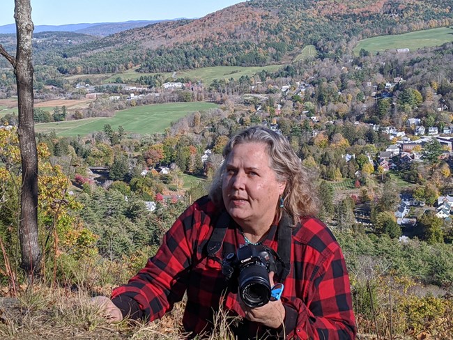 Margaret Dwyer on Mount Tom