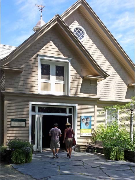 Carriage Barn Visitors Summer 2016 © Leslie Shahi smaller Carriage Barn Summer Visitors walking toward the door Credit L Shahi