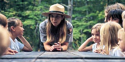 Ranger with children