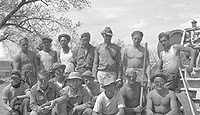 Civilian Conservation Corps workers at Mammoth Cave, circa 1935.