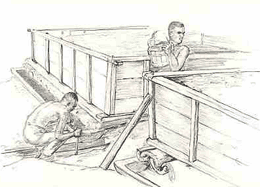 Slaves at the nitre works in Mammoth Cave