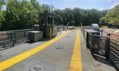 Boarding the Green River Ferry
