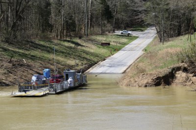 Green River Ferry Docking at Ramp