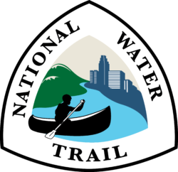 A logo for the national water trail