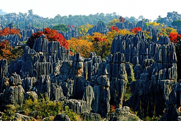 Large stone pinnacles