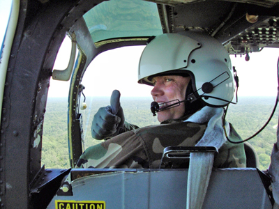 Ranger David Alexander flies with Kentucky State Police in search of marijuana.