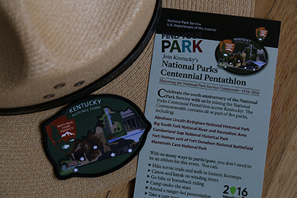 Ranger hat and Pentathlon patch