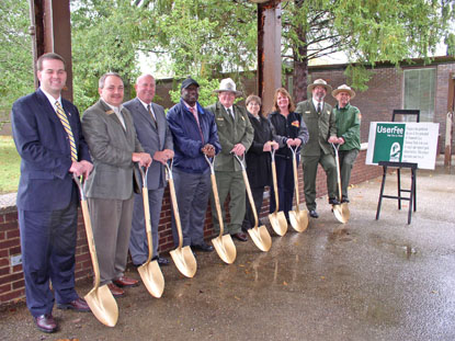 Visitor Center groundbreaking