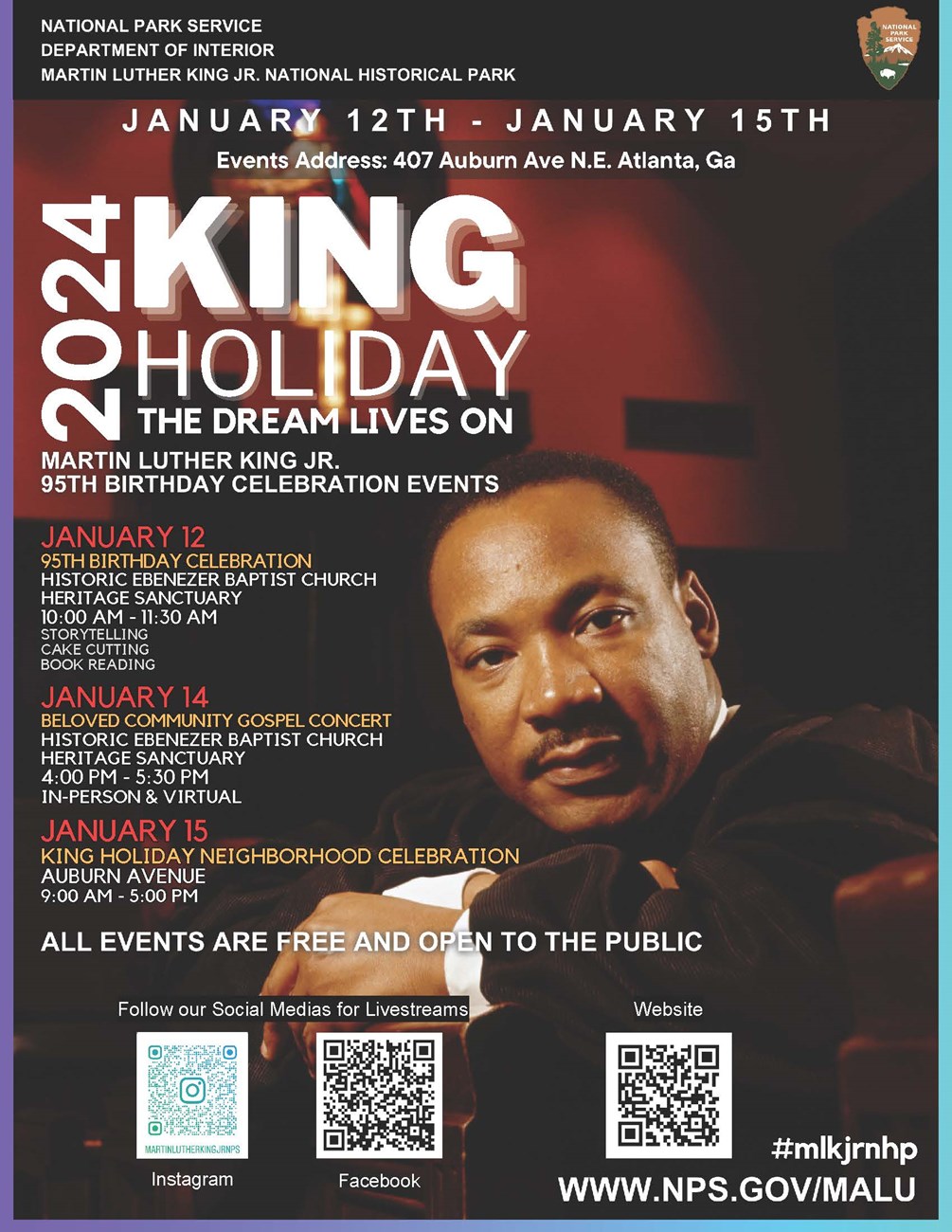 Programs for King Week 2024 scheduled for January 12 - 15, 2024