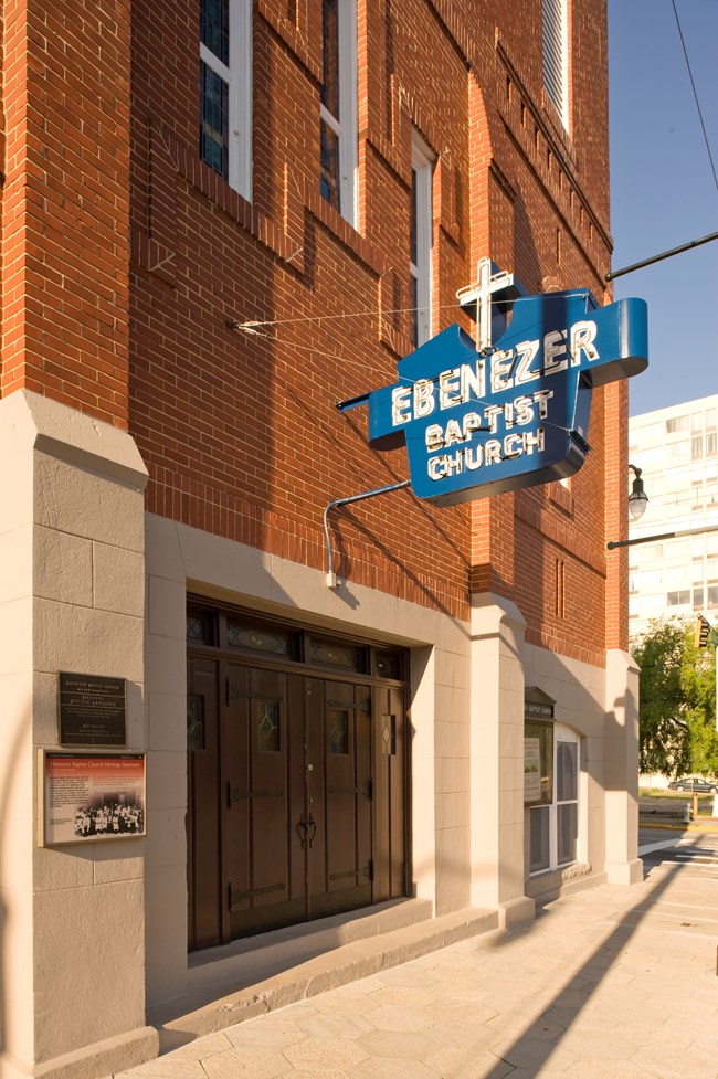Exterior of Ebenezer Baptist Church (Heritage Sanctuary)