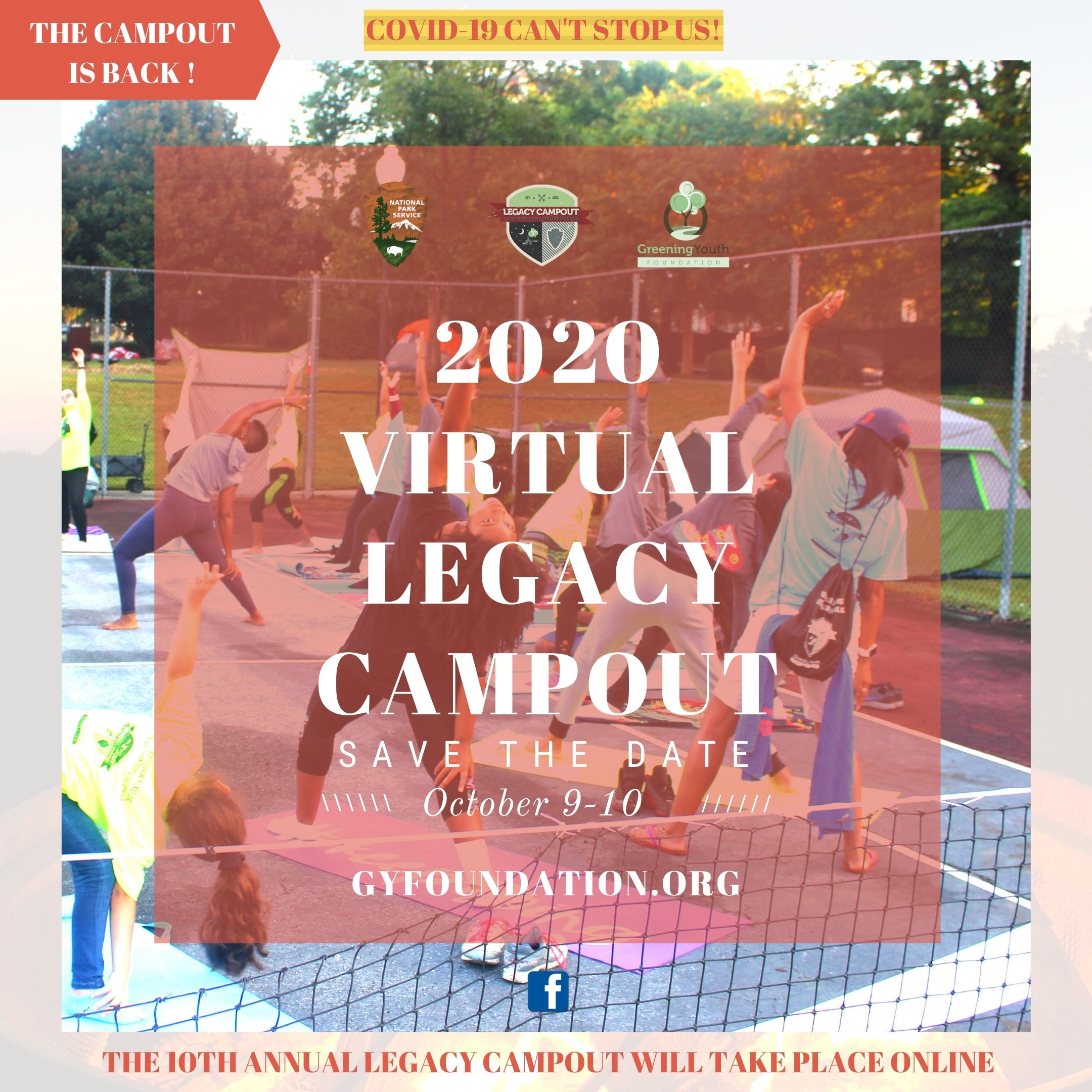 2020 Virtual Legacy Campout Flyer Legacy Campout "Save the Date" Flyer