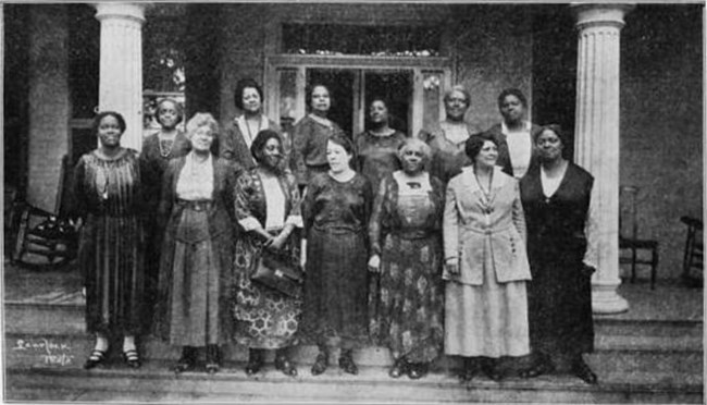 Members of NACW at the Frederick Douglass Home