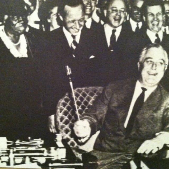 Mary McLeod Bethune and President Franklin D. Roosevelt