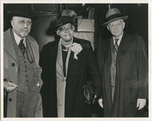 W.E.B. Du Bois, Mary McLeod Bethune, and Walter White at the UN