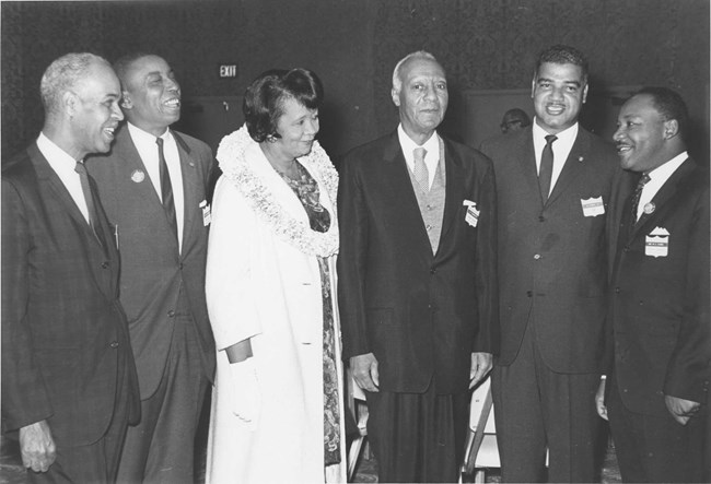 Dorothy Irene Height with Civil Rights leaders