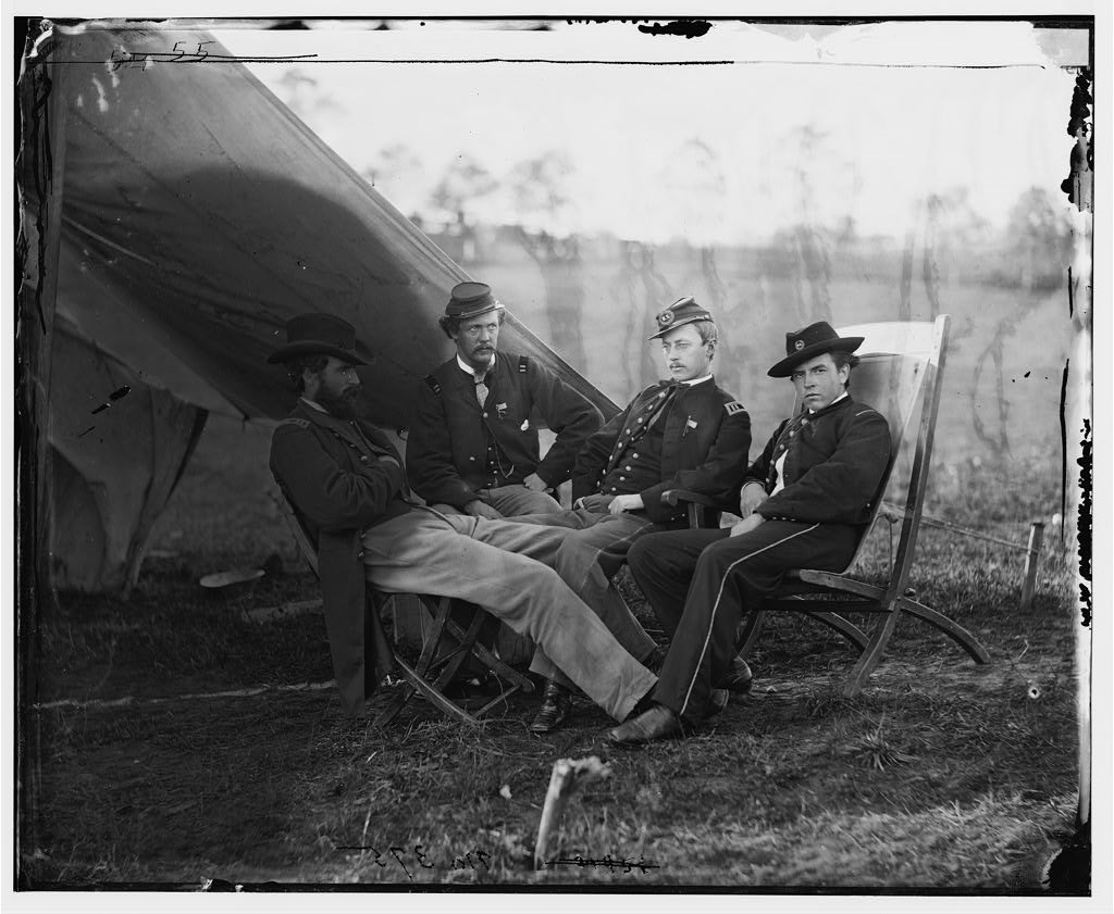 Group of officers, headquarters, Army of the Potomac