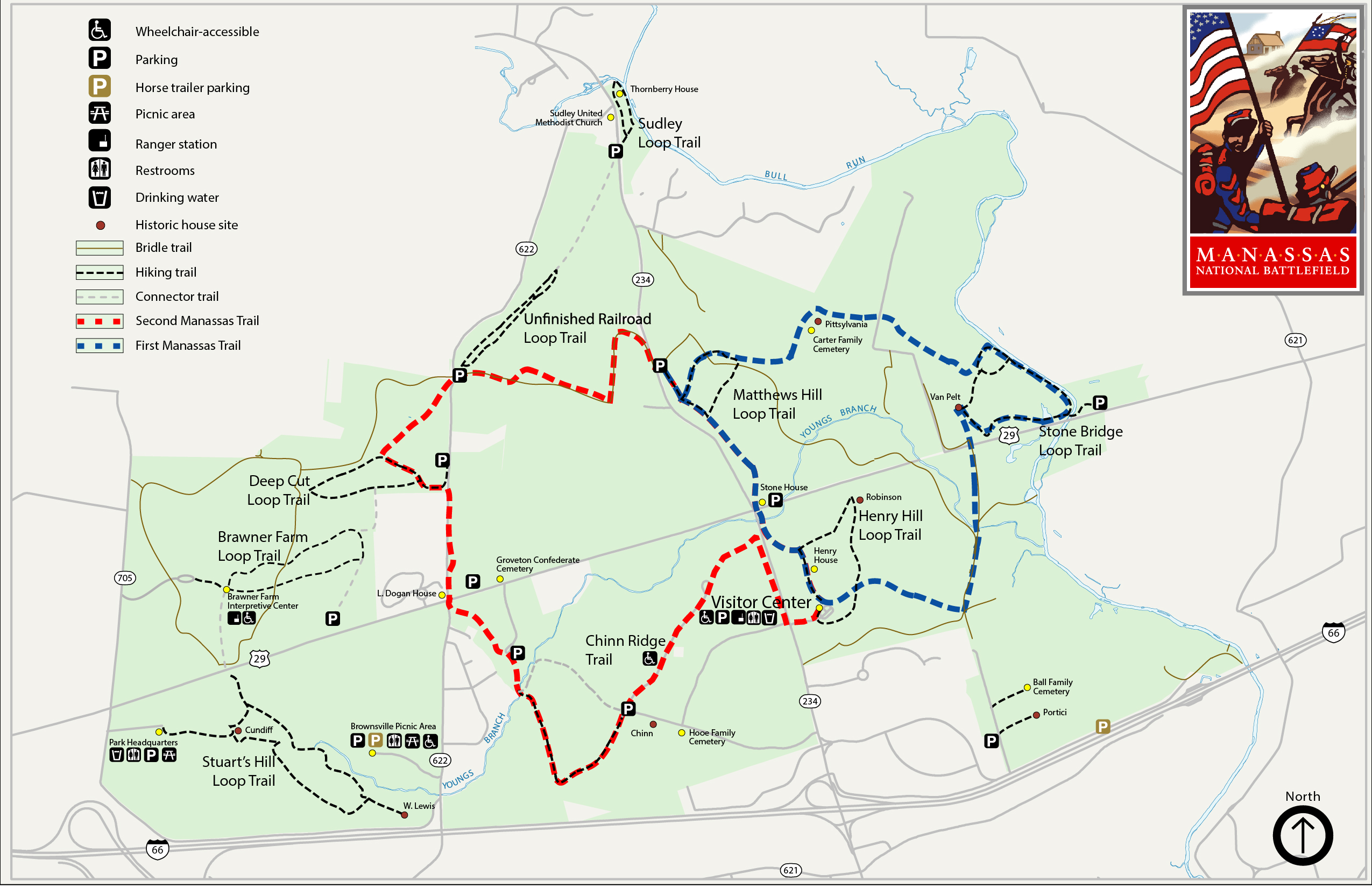 manassas battlefield driving tour