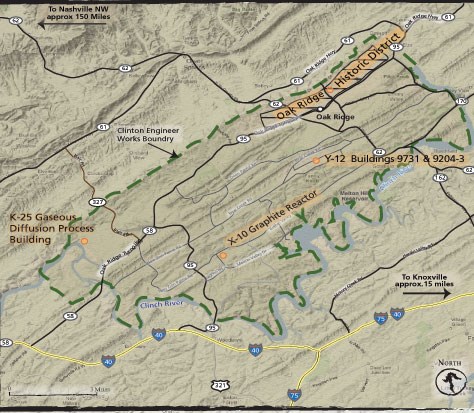 Oak Ridge, Tennessee - Manhattan Project National Historical Park (U.S 