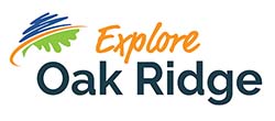 An orange, green, and blue illustration of a leaf blowing in the wind with “Explore” in blue lettering