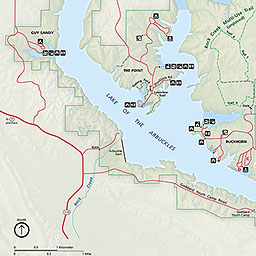 Delaware National Recreation Area Map