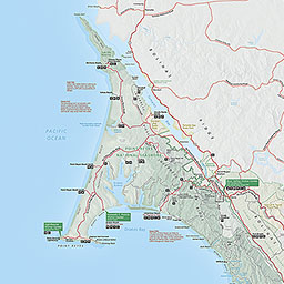 Point Reyes National Seashore Map