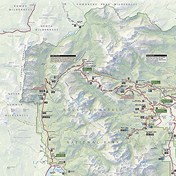 rocky mountain national park elevation map Maps Rocky Mountain National Park U S National Park Service rocky mountain national park elevation map