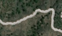 Example four-wheel drive road symbol in Park Tiles Aerial