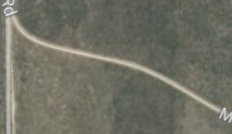 Example local road symbol in Park Tiles Aerial