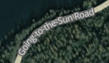 Example primary road symbol in Park Tiles Aerial