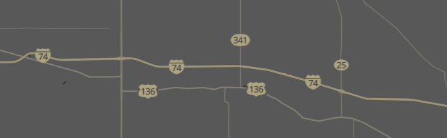 example highway shield artwork in Park Tiles Standard