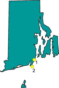 Rhode Island outline