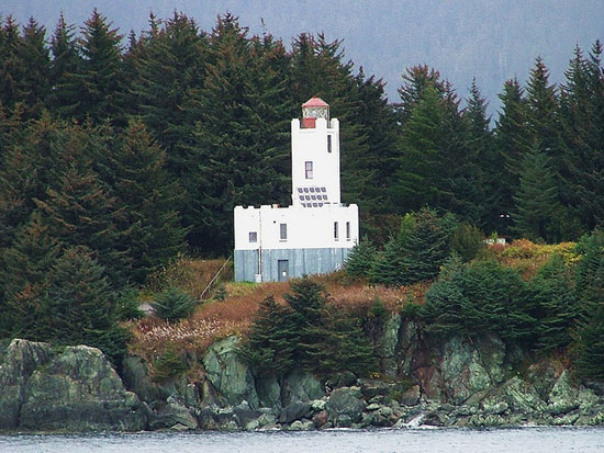 Sentinel Island Lighthouse in Alaska