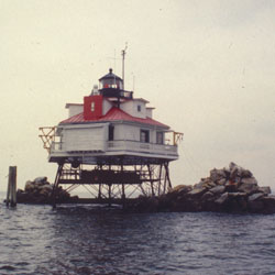 Thomas Point Shoal Lighthouse in Maryland