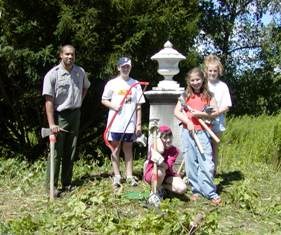 Girl Scout volunteers at Martin Van Buren NHS