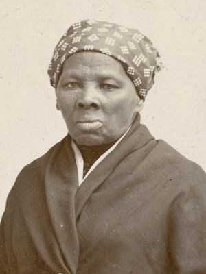 Image of an older woman, Harriet Tubman, in plain clothes