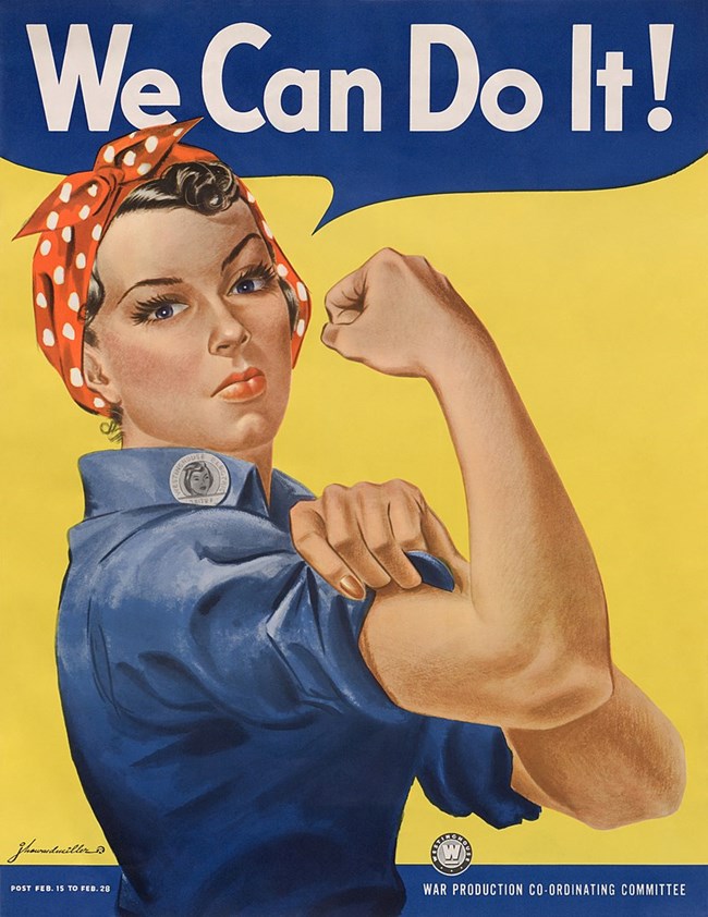Rosie the Riveter "We Can Do It" poster