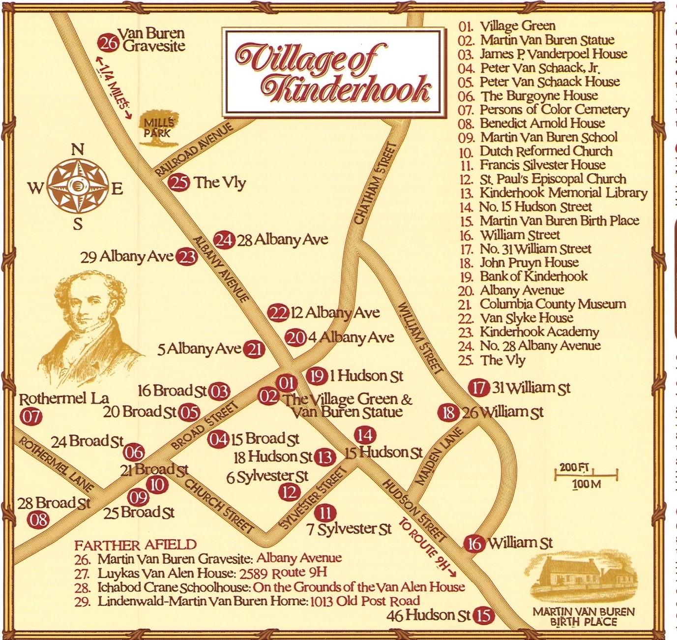 Take a Walk Around "Old" Kinderhook Village Martin Van Buren National