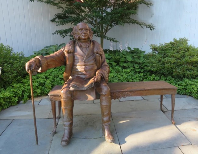 Statue of Martin Van Buren in Kinderhook, NY