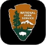 NPS Arrowhead with black background