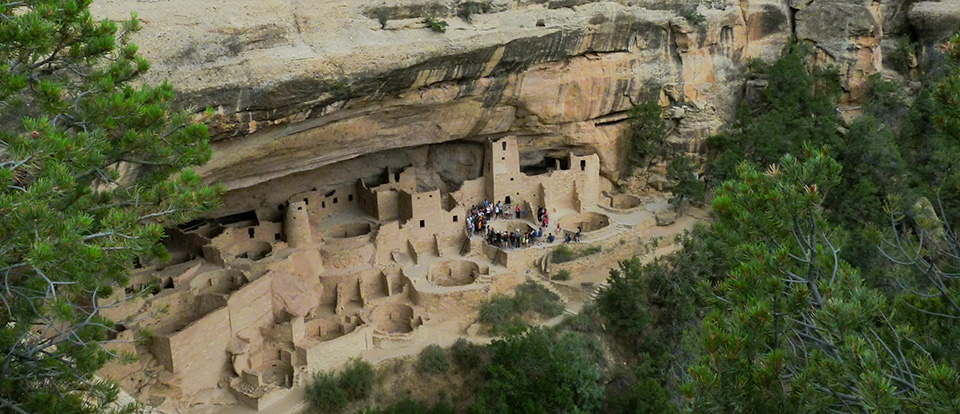 Cliff Palace,Mesa Verde National Park,dwellings,cities,stone,Colorado,CO,c1917 