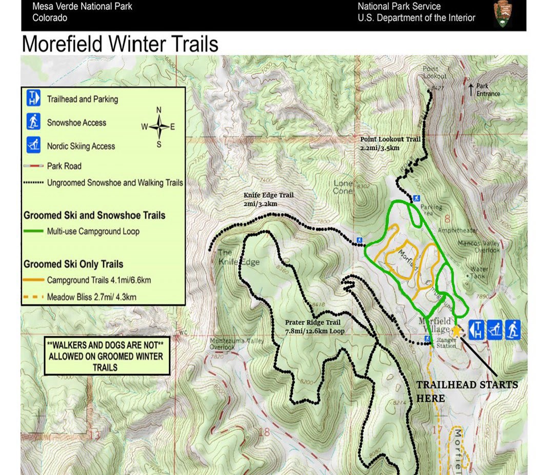 Winter Trails Map