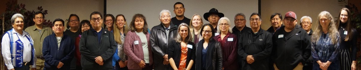 A group photo of the 23 participants of the Tribal Collaboration Meeting, Albuquerque, 2020