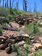 View of check dams along the Farming Terrace Trail