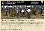 Front page of the Wetherill Mesa visitor guide.