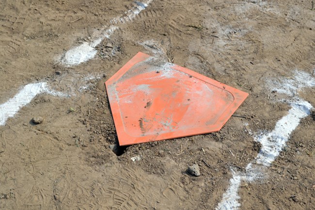 Home plate at Center Field