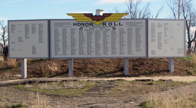 The Honor Roll at Minidoka NHS