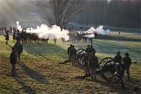 Minute Men and Concord Independent Battery fire a 21 gun salute Minute Men and Concord Independent Battery fire a 21 gun salute
