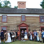 Captain William Smith House with living history volunteers representing the Lincoln Minute Men Captain William Smith House with living history volunteers representing the Lincoln Minute Men