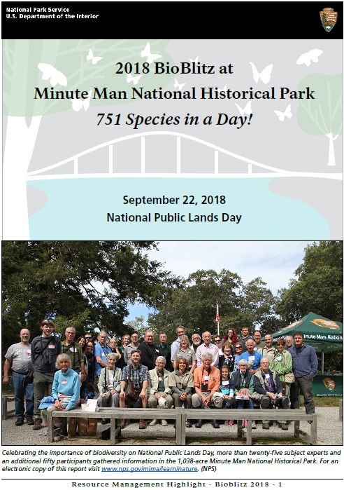 Results of the 2018 BioBlitz at Minute Man NHP